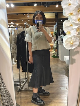 「通勤穿搭」｜「アイテム（トップス）」を使った、Ting  🇹🇼 さん（レディース・153cm）の夏コーディネート