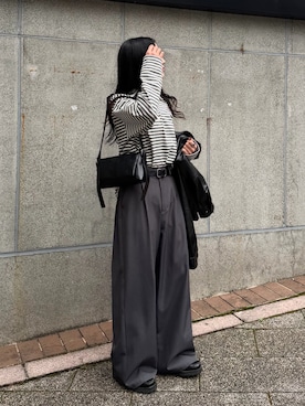 misaki☺︎さん（レディース・160cm）の春コーディネート