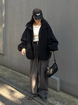 misaki☺︎さん（骨格ナチュラル・レディース・160cm）の秋コーディネート