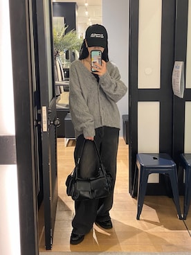 「COLONY 2139（コロニートゥーワンスリーナイン）のアイテム（帽子）」を使った、misaki☺︎さん（レディース・160cm）の秋コーディネート