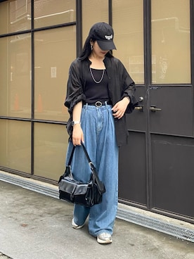 「アイテム（キャミソール）」を使った、misaki☺︎さん（レディース・160cm）の夏コーディネート