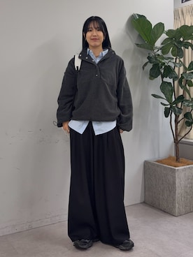 「アイテム（バックパック/リュック）」を使った、misaki☺︎さん（レディース・160cm）の秋コーディネート