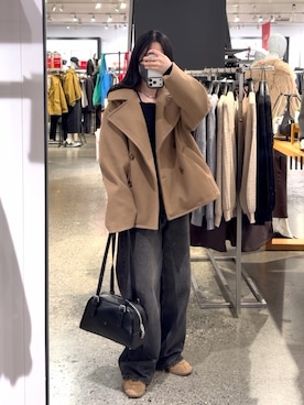 「COLONY 2139（コロニートゥーワンスリーナイン）のアイテム」を使った、misaki☺︎さん（レディース・160cm）の冬コーディネート