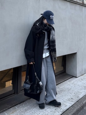 「COLONY 2139（コロニートゥーワンスリーナイン）のアイテム（ショルダーバッグ）」を使った、misaki☺︎さん（レディース・160cm）の冬コーディネート