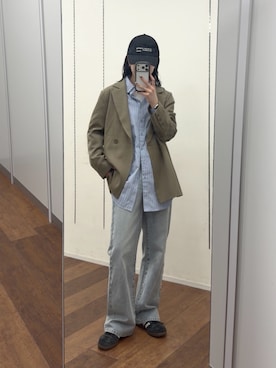 「COLONY 2139（コロニートゥーワンスリーナイン）のアイテム（パンツ）」を使った、misaki☺︎さん（レディース・160cm）の春コーディネート