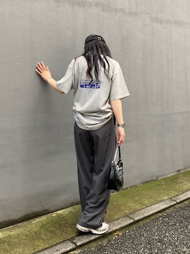 「アイテム（バッグ、レッド系）」を使った、misaki☺︎さん（レディース・160cm）の夏コーディネート