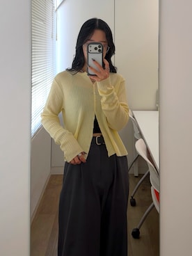 「COLONY 2139（コロニートゥーワンスリーナイン）のアイテム（パンツ）」を使った、misaki☺︎さん（レディース・160cm）の春コーディネート