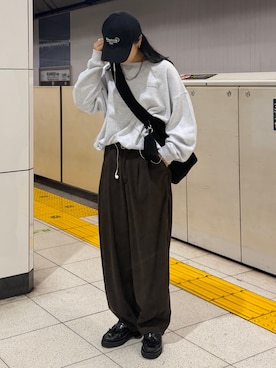 「コーデュロイ」｜misaki☺︎さん（レディース・160cm）の秋コーディネート