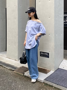 「アイテム（キャミソール）」を使った、misaki☺︎さん（レディース・160cm）の夏コーディネート