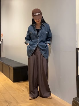 misaki☺︎さん（骨格ナチュラル・レディース・160cm）の秋コーディネート