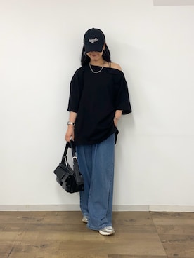 「アイテム（キャミソール）」を使った、misaki☺︎さん（レディース・160cm）の夏コーディネート