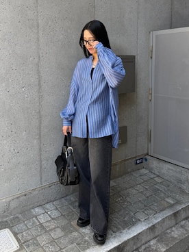 misaki☺︎さん（レディース・160cm）の春コーディネート