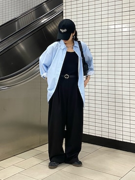misaki☺︎さん（骨格ナチュラル・レディース・160cm）の夏コーディネート