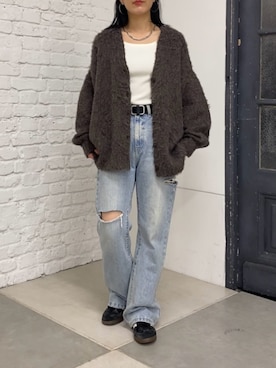 「COLONY 2139（コロニートゥーワンスリーナイン）のアイテム（Tシャツ/カットソー）」を使った、misaki☺︎さん（レディース・160cm）の秋コーディネート