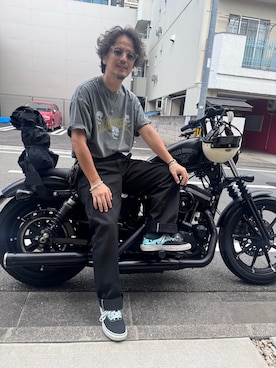 「THRASHER（スラッシャー）のアイテム」を使った、八王子のSさん（メンズ・170cm）の夏コーディネート