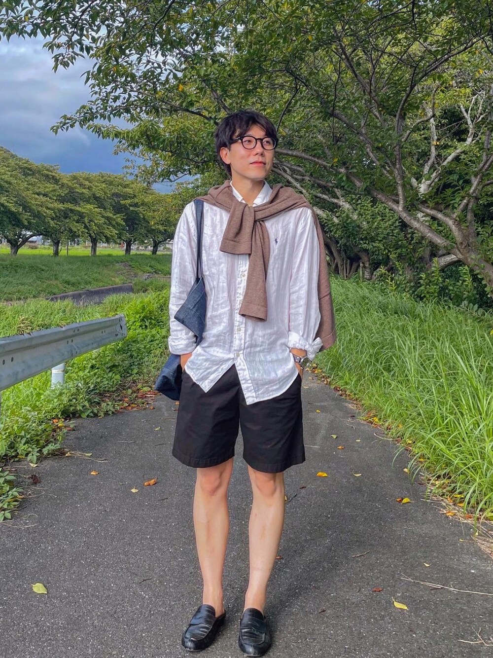 ポロラルフローレン 麻100% シャツ S POLO RALPH LAUREN シャツ クラシック フィット ストライプド