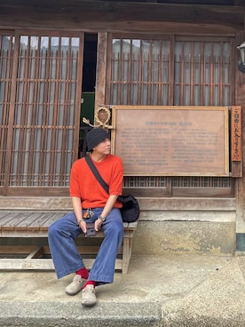 「メンズファッション」｜창경さん（メンズ・173cm）の秋コーディネート