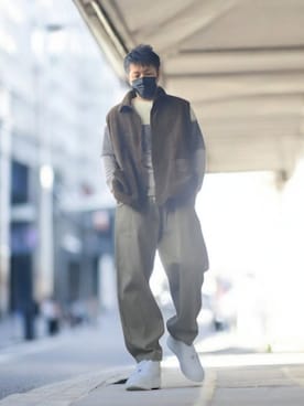 磨木師さん（メンズ・176cm）の冬コーディネート