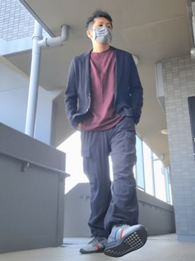 「アイテム（ジャケット/アウター）」を使った、磨木師さん（メンズ・176cm・40代）の秋コーディネート