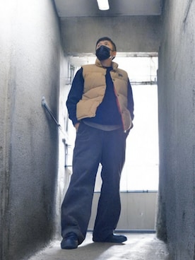 磨木師さん（メンズ・176cm）の冬コーディネート