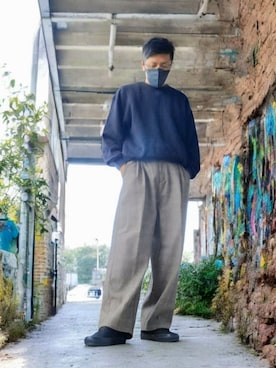 磨木師さん（メンズ・176cm）の春コーディネート