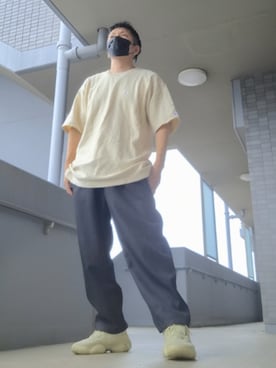 「アイテム（トップス）」を使った、磨木師さん（メンズ・176cm・40代）の秋コーディネート