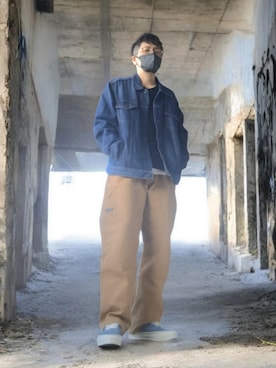 磨木師さん（メンズ・176cm）の春コーディネート