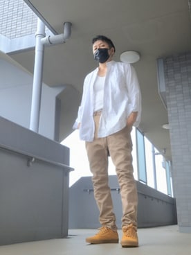 「アイテム（パンツ）」を使った、磨木師さん（メンズ・176cm・40代）の秋コーディネート