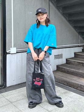 Kanaさん（レディース・155cm）の夏コーディネート