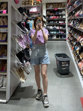 「feiler（フェイラー）のアイテム」を使った、hukeiさん（レディース・151cm）の夏コーディネート