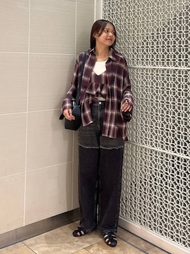「アイテム（チョーカー）」を使った、こはるさん（レディース・167cm・20代）の秋コーディネート