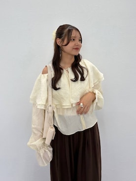 「アイテム（チョーカー）」を使った、こはるさん（レディース・167cm・20代）の秋コーディネート
