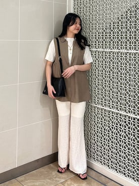 「アイテム（その他アウター）」を使った、こはるさん（レディース・167cm）の秋コーディネート