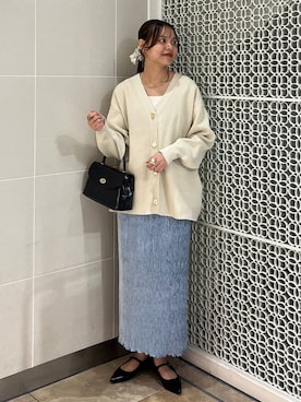 「アイテム（チョーカー）」を使った、こはるさん（レディース・167cm・20代）の冬コーディネート