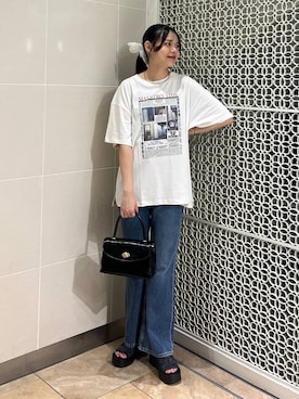 「アイテム（チョーカー）」を使った、こはるさん（レディース・167cm）の夏コーディネート