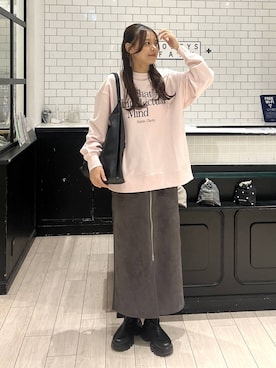 「アイテム（チョーカー）」を使った、こはるさん（レディース・167cm・20代）の秋コーディネート