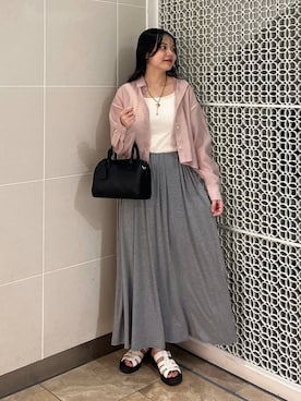 「アイテム（タンクトップ）」を使った、こはるさん（レディース・167cm・20代）の夏コーディネート
