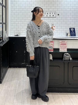 「アイテム（キャミソール）」を使った、こはるさん（レディース・167cm・20代）の冬コーディネート