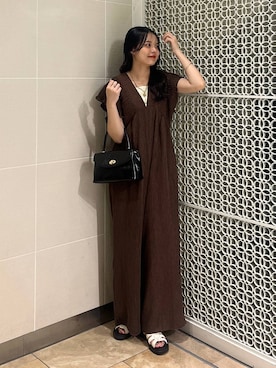 ヨウリュウシャーリングサロペット 289959を使った人気ファッション