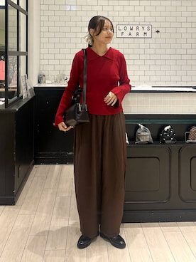 「アイテム（チョーカー）」を使った、こはるさん（レディース・167cm・20代）の秋コーディネート