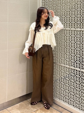 「アイテム（チョーカー）」を使った、こはるさん（レディース・167cm・20代）の秋コーディネート