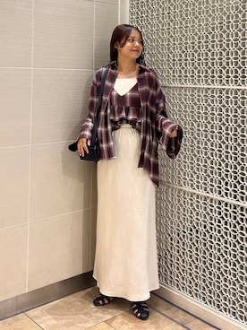 「アイテム（チョーカー）」を使った、こはるさん（レディース・167cm・20代）の秋コーディネート