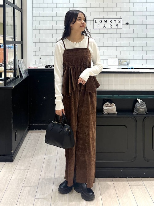 セール】ベロアキャミサロペット 603289（サロペット/オーバーオール