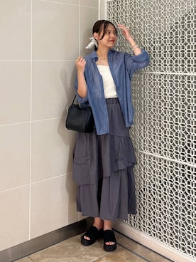 「アイテム（チョーカー）」を使った、こはるさん（レディース・167cm・20代）の秋コーディネート