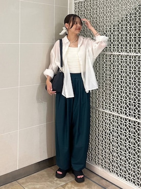「アイテム（チョーカー）」を使った、こはるさん（レディース・167cm・20代）の夏コーディネート