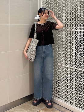 「アイテム（チョーカー）」を使った、こはるさん（レディース・167cm・20代）の夏コーディネート