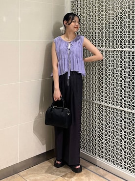 「アイテム（チョーカー）」を使った、こはるさん（レディース・167cm・20代）の夏コーディネート