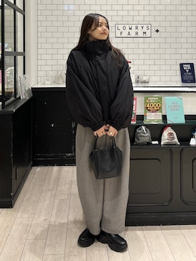 「アイテム（その他アウター）」を使った、こはるさん（レディース・167cm・20代）の冬コーディネート