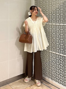 「アイテム（チョーカー）」を使った、こはるさん（レディース・167cm・20代）の夏コーディネート