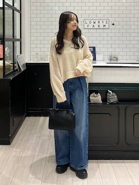 「アイテム（チョーカー）」を使った、こはるさん（レディース・167cm・20代）の秋コーディネート